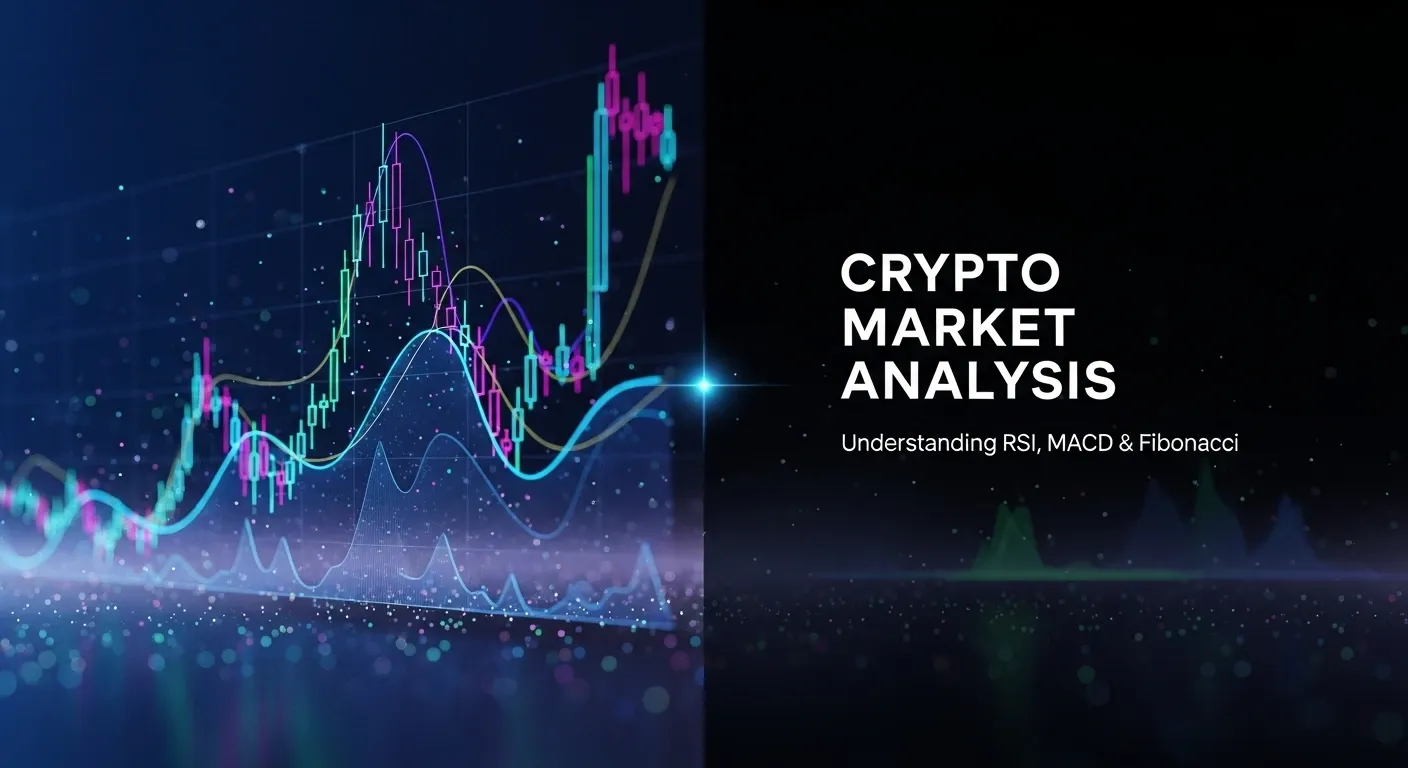 Chart showing top crypto technical indicators like Moving Averages, RSI, MACD for market analysis